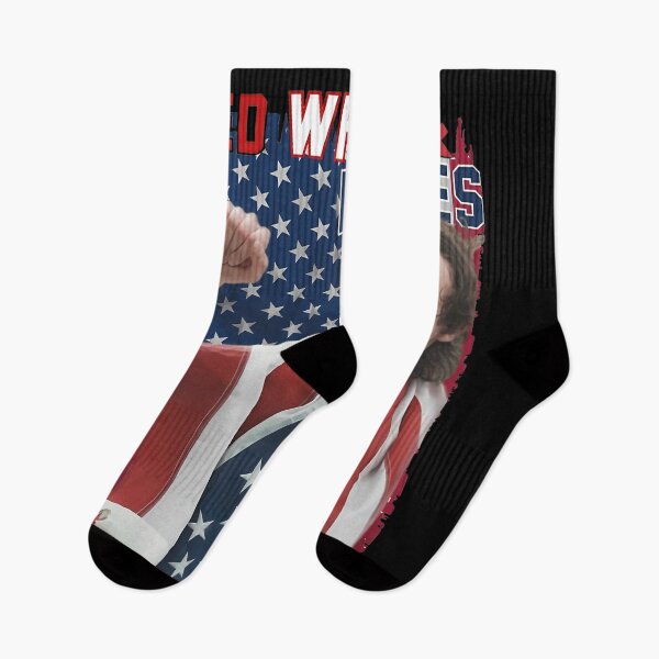 Item preview, Red White  Hughes Hockey American Hockey Fan Jack Hughes designed and sold by KB-Store.