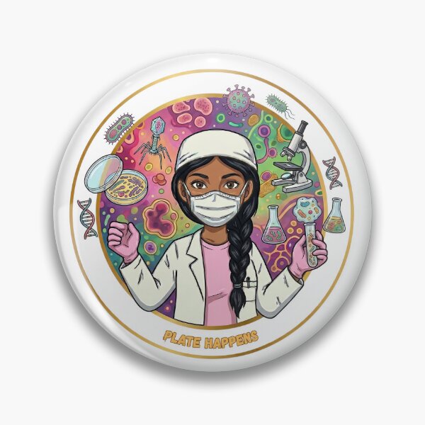 Item preview, Plate happens (microbiologist) designed and sold by Nurse Eve.