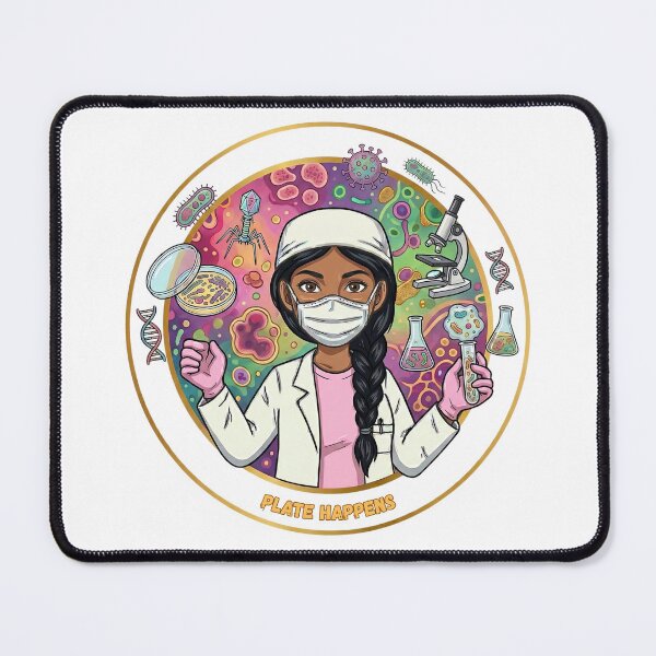 Item preview, Plate happens (microbiologist) designed and sold by Nurse Eve.