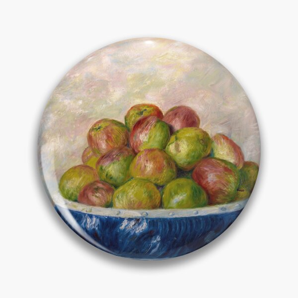 Item preview, Apples in a Dish by Pierre-Auguste Renoir: Impressionist Kitchen Wall Art designed and sold by artofuniverse.