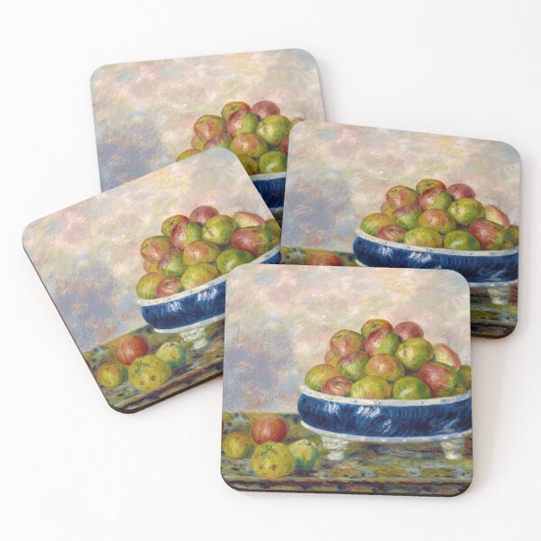 Item preview, Apples in a Dish by Pierre-Auguste Renoir: Impressionist Kitchen Wall Art designed and sold by artofuniverse.