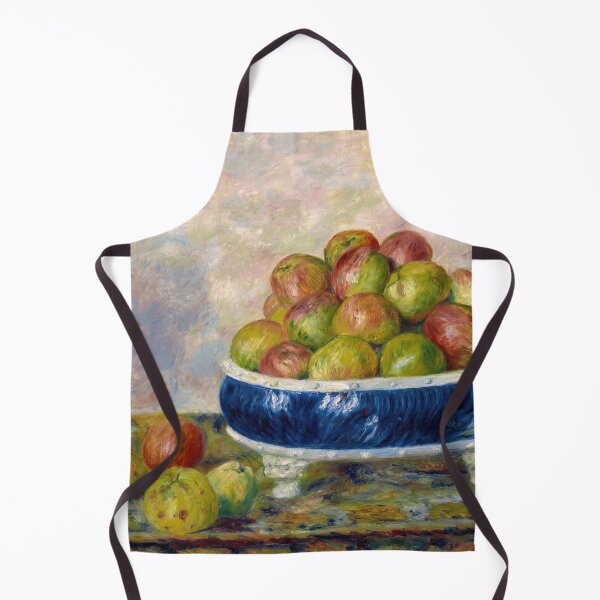 Item preview, Apples in a Dish by Pierre-Auguste Renoir: Impressionist Kitchen Wall Art designed and sold by artofuniverse.