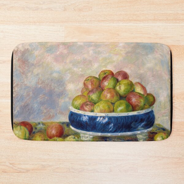 Item preview, Apples in a Dish by Pierre-Auguste Renoir: Impressionist Kitchen Wall Art designed and sold by artofuniverse.