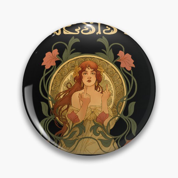 Item preview, Resist Art Nouveau Mucha Anti-Trump Women Feminist Resist designed and sold by KB-Store.