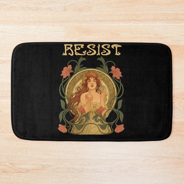 Item preview, Resist Art Nouveau Mucha Anti-Trump Women Feminist Resist designed and sold by KB-Store.