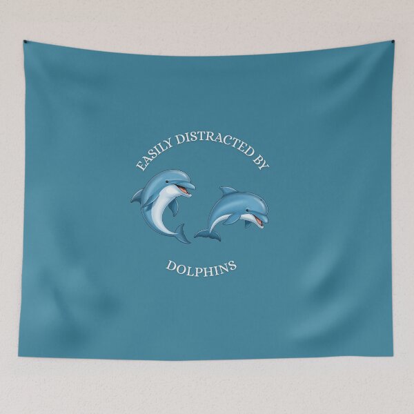Item preview, Easily Distracted by Dolphins designed and sold by PACERENE.