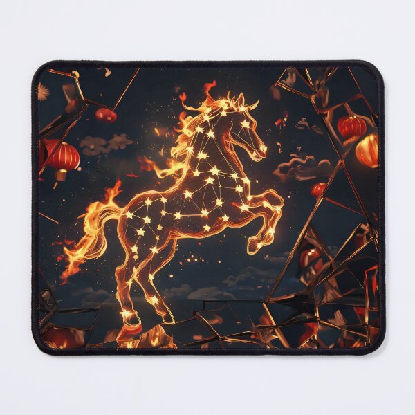 Item preview, Lunar New Year Fire Horse designed and sold by AI-Only Creations.