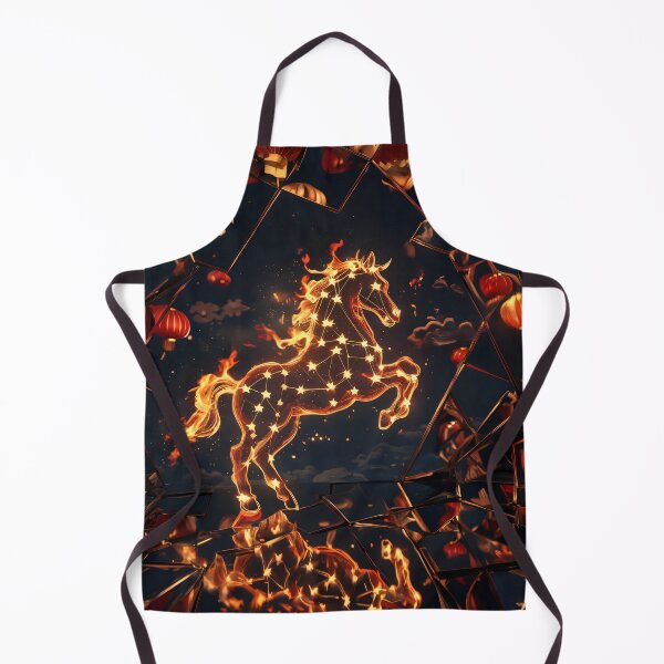 Item preview, Lunar New Year Fire Horse designed and sold by AI-Only Creations.