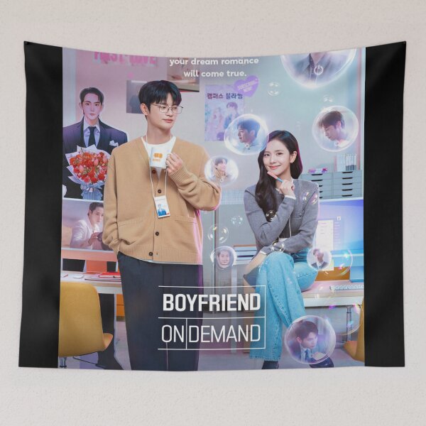 Item preview, BOYFRIEND ON DEMAND Kdrama Ost Drama Merch / JIsoo / Seo In Guk / Seo Mi Rae / Park Kyeongnam designed and sold by TeenLake.