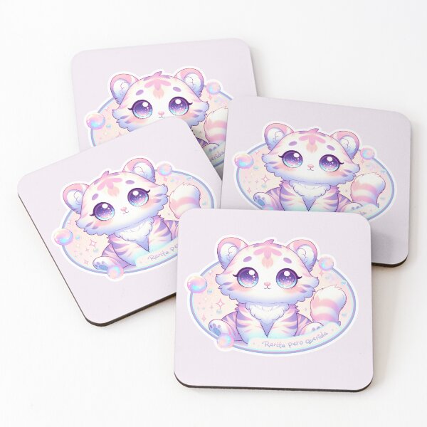 Item preview, Cute Pastel Kawaii Tiger – Rare but Lovable – Adorable Illustration designed and sold by BylCreActivA.