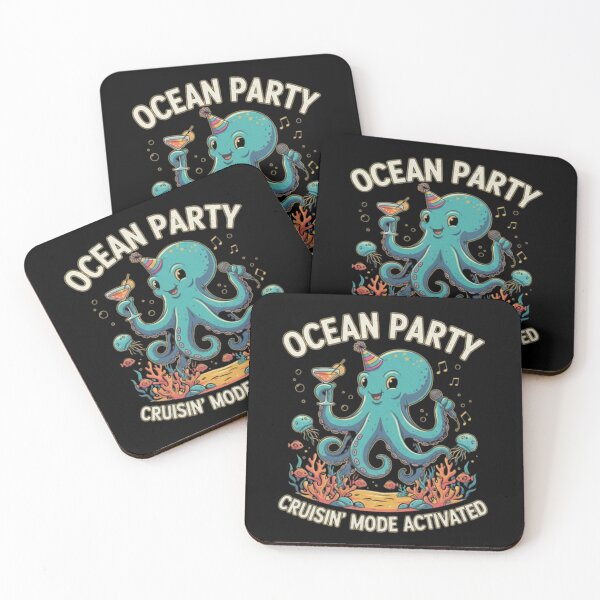 Item preview, Ocean Party Octopus – Cruisin' Mode designed and sold by Dogandesighn.