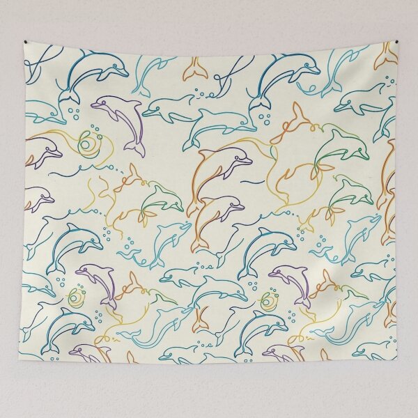 Item preview, Drawn in a Single Breath - Dolphin  designed and sold by Vanich-Panich.