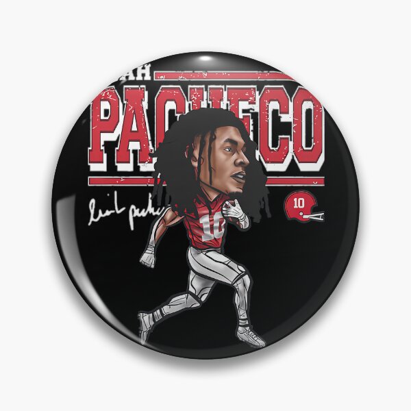 Item preview, Isiah Pacheco Kansas City Cartoon designed and sold by NOVA8BIT.