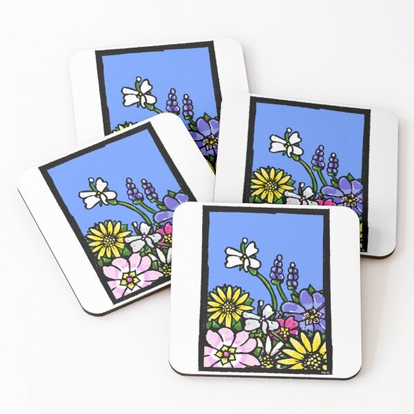 Item preview, Bold Botanicals — Flowers, Spring Flowers, Wild flowers, Daisies, Wild Garden in Colour designed and sold by GWARTGB.