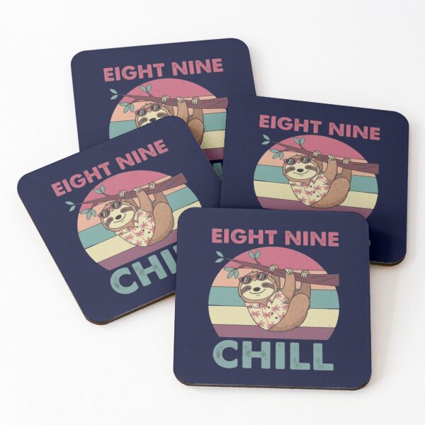 Item preview, Chill Sloth – Tropical Vibes designed and sold by Dogandesighn.