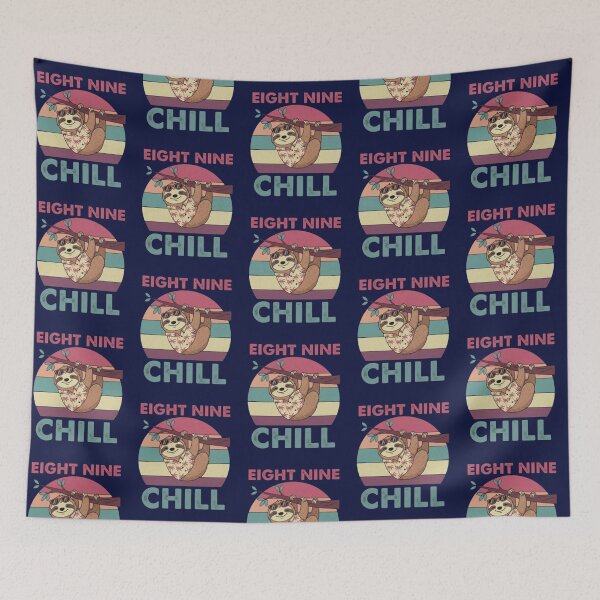 Item preview, Chill Sloth – Tropical Vibes designed and sold by Dogandesighn.