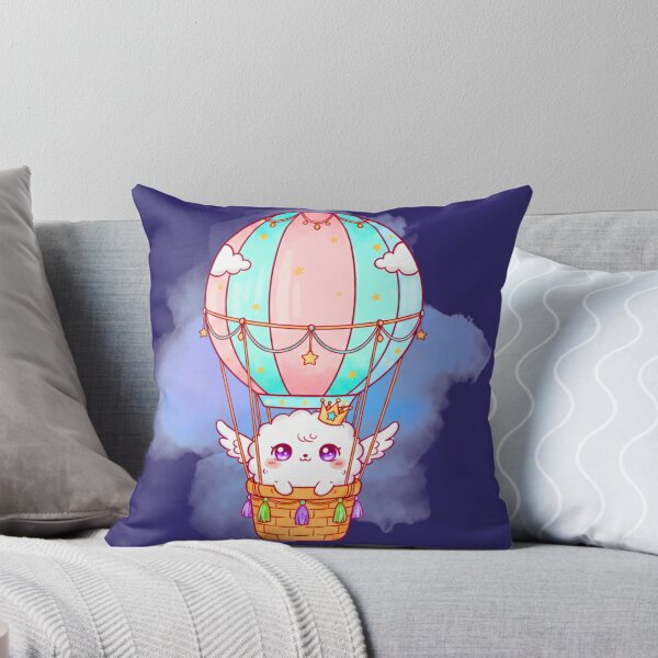 Item preview, Kawaii Dreamy Cloud Adventure Ballon – Pastel Aesthetic Series designed and sold by MBBialyPiksel.