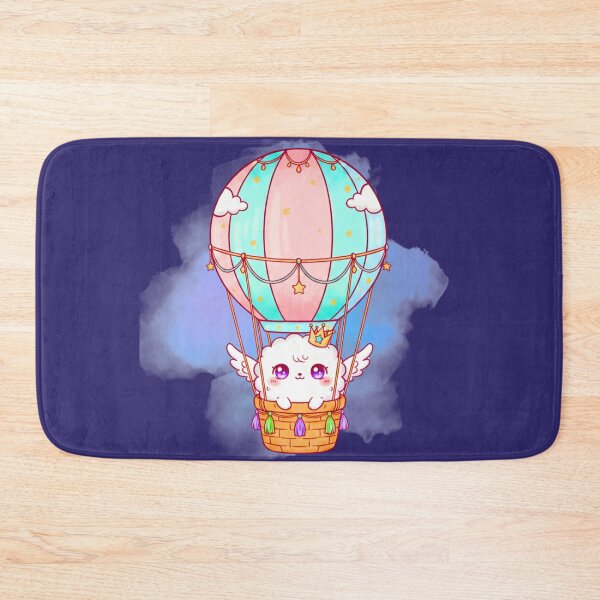 Item preview, Kawaii Dreamy Cloud Adventure Ballon – Pastel Aesthetic Series designed and sold by MBBialyPiksel.