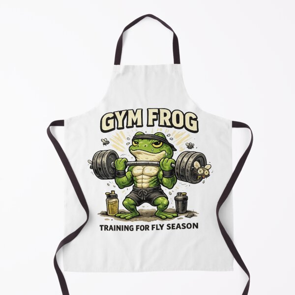 Item preview, Muscular frog at the gym designed and sold by FroggyOnly.