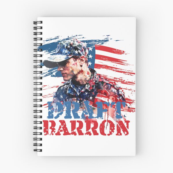 Item preview, #DraftBarronTrump Graffiti Meme - Patriotic Political Art Print designed and sold by DesignArtist.ia.