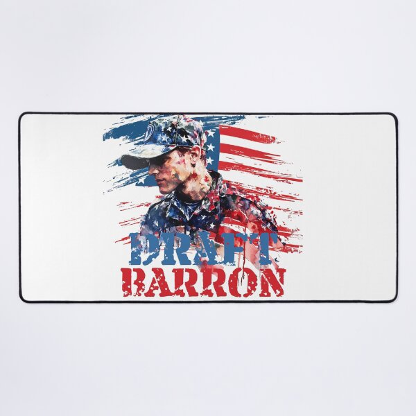 Item preview, #DraftBarronTrump Graffiti Meme - Patriotic Political Art Print designed and sold by DesignArtist.ia.
