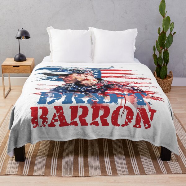 Item preview, #DraftBarronTrump Graffiti Meme - Patriotic Political Art Print designed and sold by DesignArtist.ia.