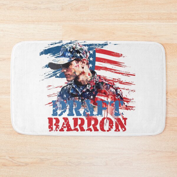 Item preview, #DraftBarronTrump Graffiti Meme - Patriotic Political Art Print designed and sold by DesignArtist.ia.
