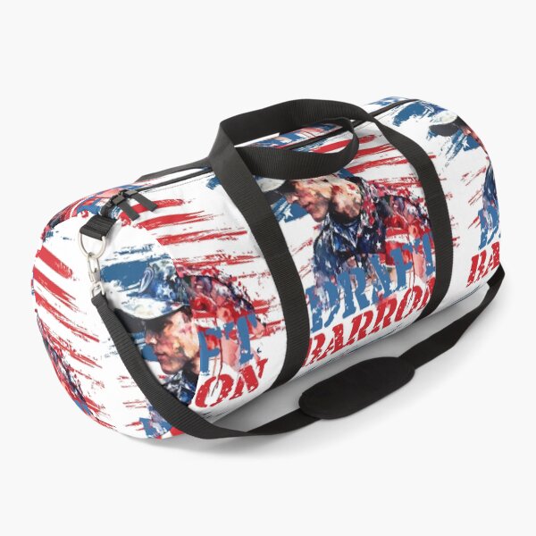 Item preview, #DraftBarronTrump Graffiti Meme - Patriotic Political Art Print designed and sold by DesignArtist.ia.