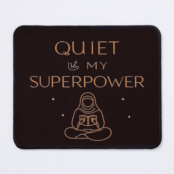 Item preview, Quiet Is My Superpower – Minimalist Mental Health & Introvert T-Shirt designed and sold by SassyGin.