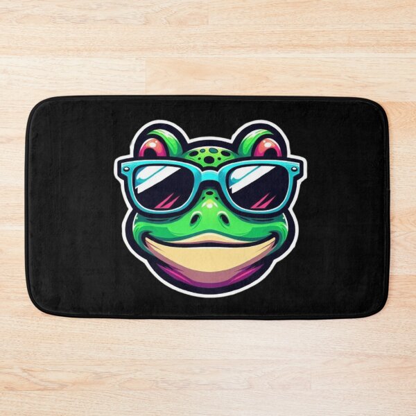 Item preview, Cool Frog with Sunglasses – Cartoon Style designed and sold by Dogandesighn.