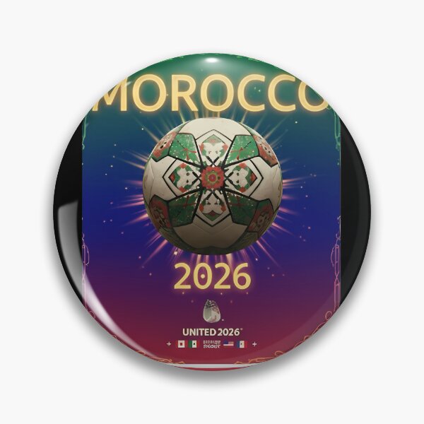 Item preview, Morocco 2026 World Cup - Traditional Zellige Football designed and sold by KB-Store.