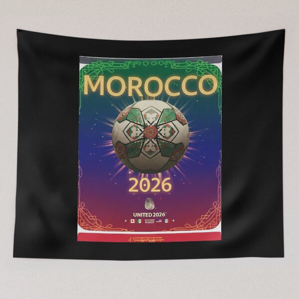 Item preview, Morocco 2026 World Cup - Traditional Zellige Football  designed and sold by KB-Store.