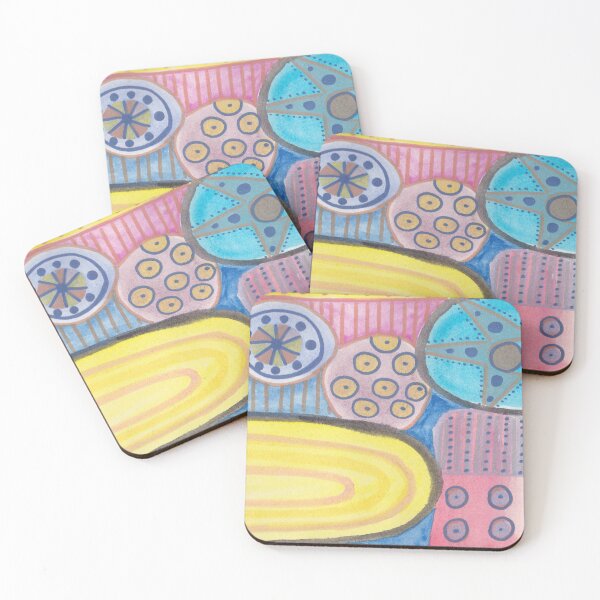 Item preview, Happy Pills - Watercolor Pattern  designed and sold by ColorWander.