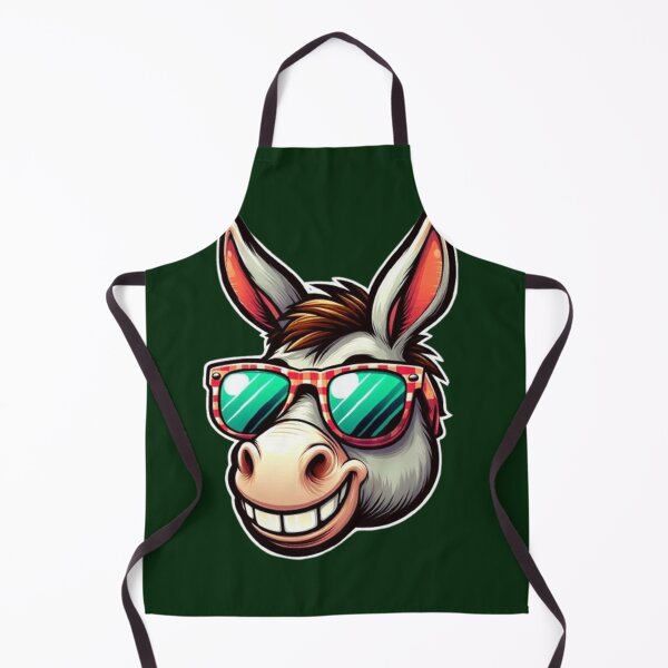 Item preview, Funny Donkey with Sunglasses – Cartoon Style designed and sold by Dogandesighn.
