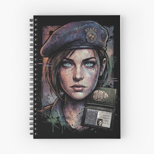 Item preview, Resident Evil Jill Valentine STARS Uniform Beret Portrait designed and sold by Senpaiwaves.
