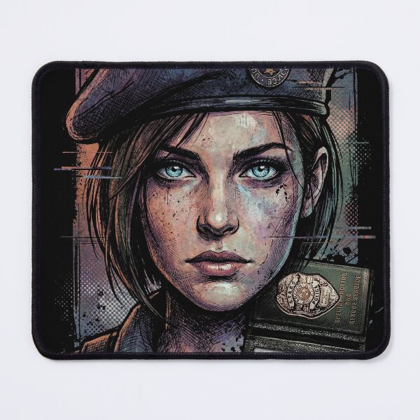 Item preview, Resident Evil Jill Valentine STARS Uniform Beret Portrait designed and sold by Senpaiwaves.