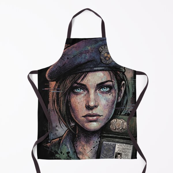 Item preview, Resident Evil Jill Valentine STARS Uniform Beret Portrait designed and sold by Senpaiwaves.