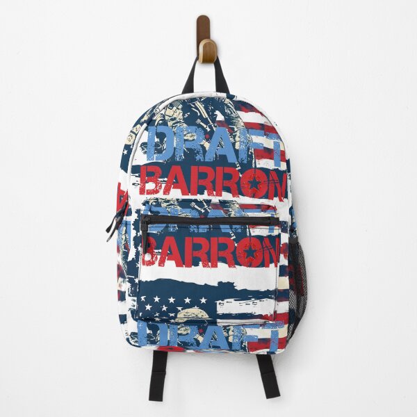 Item preview, #DraftBarronTrump Graffiti Meme - Patriotic Political Art Print designed and sold by DesignArtist.ia.