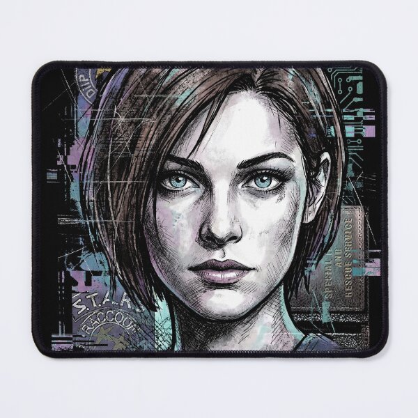 Item preview, Jill Valentine Resident Evil Raccoon Police Department Art designed and sold by Senpaiwaves.