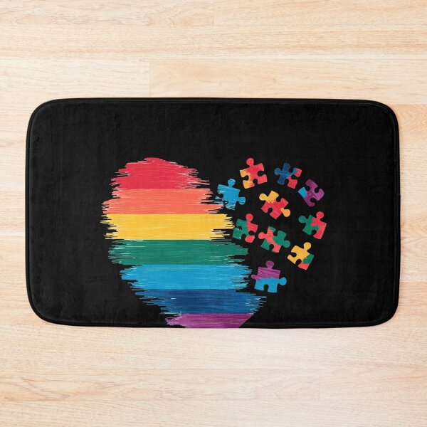 Item preview, Autism Heart Rainbow ASD Awareness designed and sold by smartrocket.