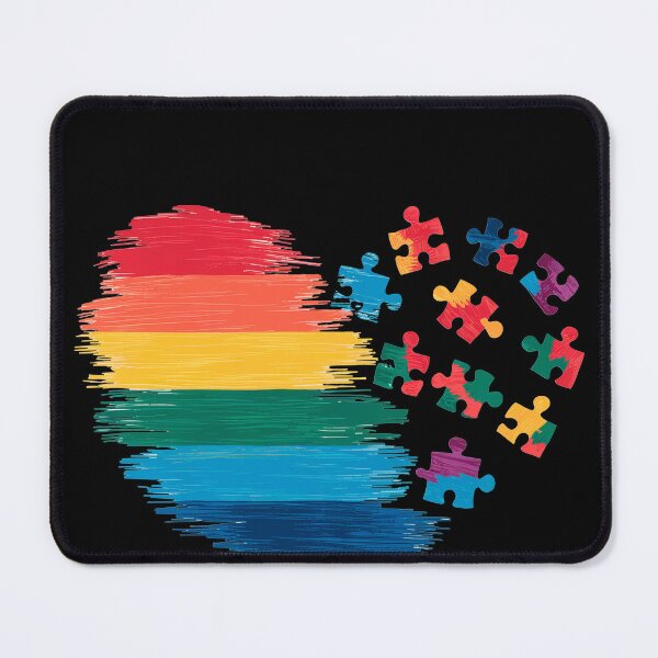 Item preview, Autism Heart Rainbow ASD Awareness designed and sold by smartrocket.