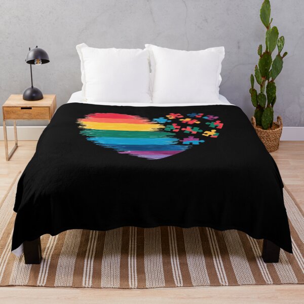 Item preview, Autism Heart Rainbow ASD Awareness designed and sold by smartrocket.