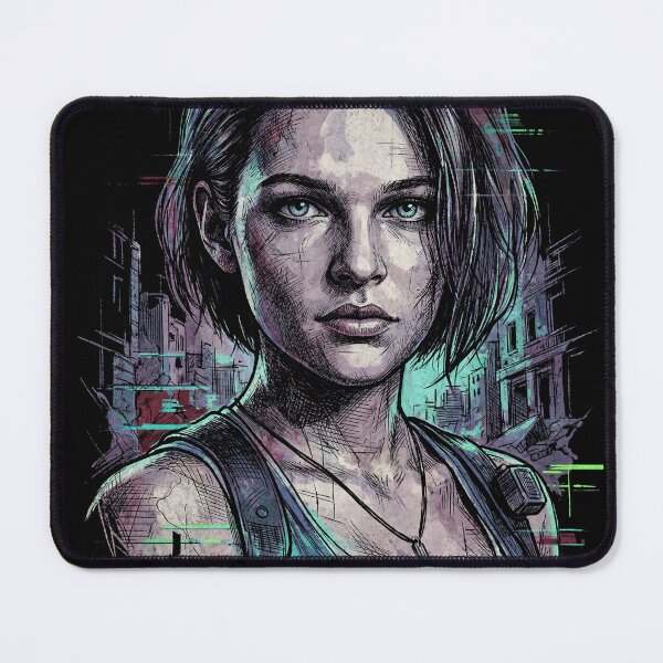 Item preview, RE Jill Valentine Zombie Dogs Lickers Mansion Horror Icon designed and sold by Senpaiwaves.