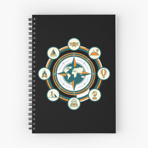 Item preview, The Ultimate Adventure Compass - Vintage Global Explorer Emblem designed and sold by AbulailArt.
