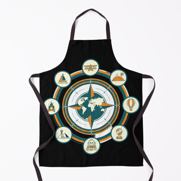 Item preview, The Ultimate Adventure Compass - Vintage Global Explorer Emblem designed and sold by AbulailArt.