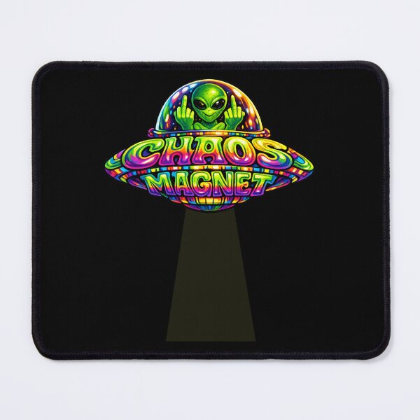 Item preview, Psychedelic Alien UFO - Chaos Magnet designed and sold by SidTastic .