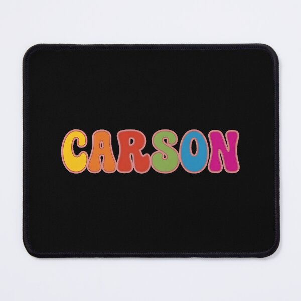 Item preview, ❤️ Carson Personalized Name Wavy Retro Shirt, Coffee Mug, Sticker Gift designed and sold by HelixPedia.