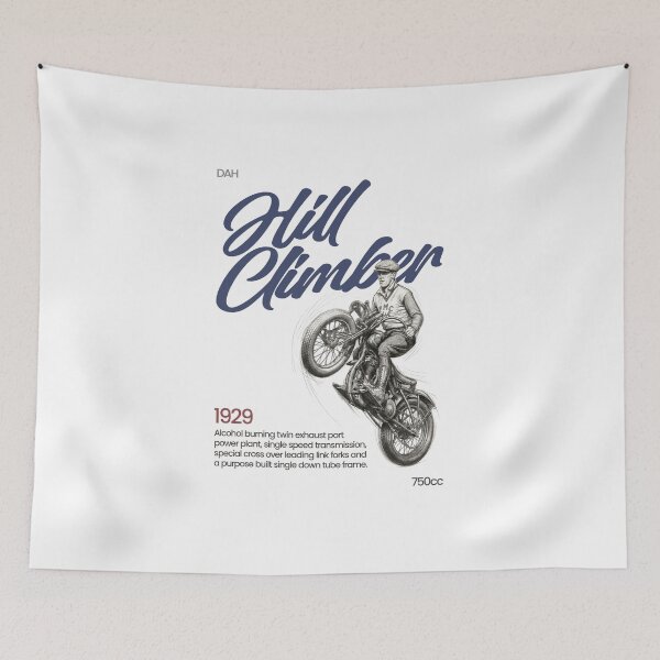 Item preview, Classic Motorcycles Hill Climber  designed and sold by anargamanoppo.