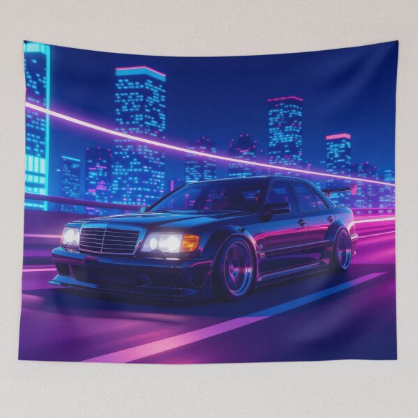 Item preview, German car in anime style on the motorway designed and sold by Salimgor Hangaround Music.