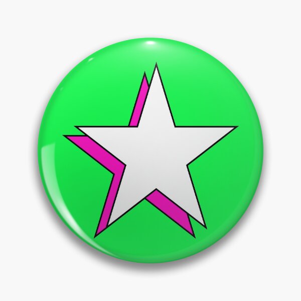 Item preview, Preppy Pink White Minimalist Y2K Aesthetic Offset Shadow Star designed and sold by Aesthetic Crew.